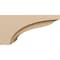 Ekena Millwork 12"W x 24"D x 12"H Wide Helena Rough Cedar Woodgrain TimberThane Corbel, Primed Tan CORUR12X24X12HELRCPR - alternate 2